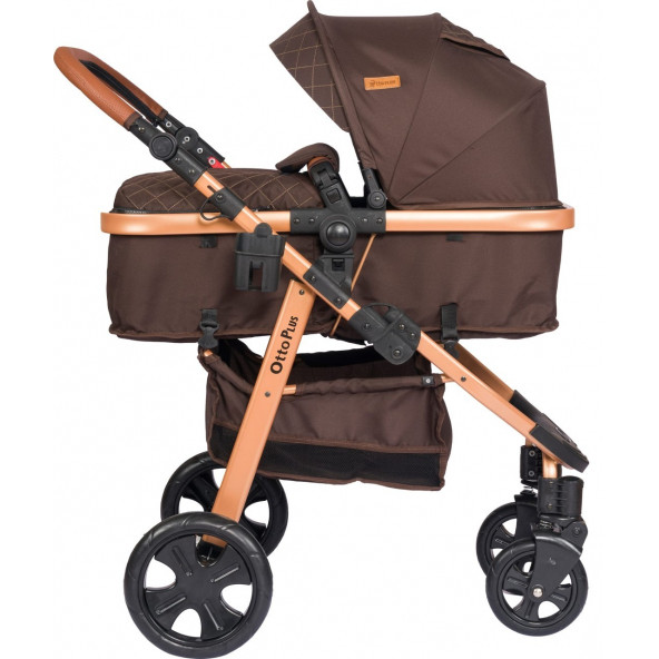 Ottoplus OP470 Travel Sistem Bebek Arabası Kahverengi - 3