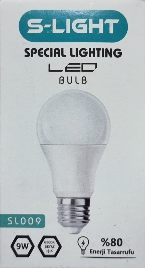 9W LED AMPUL BEYAZ IŞIK  (1AD FİYATIDIR)