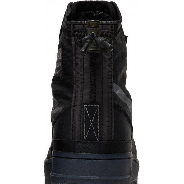 Nike siyah Air Force 1 Shell Kadın spor ayakkabı - 7