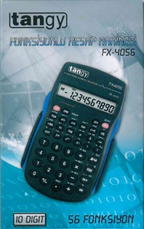 Tangy FX-4056 10 Digit Cep Tipi Fonksiyonlu Hesap Makinesi - 2