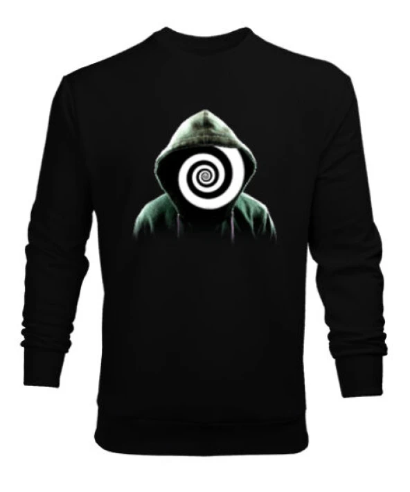 Hypnotized - Hipnotize Siyah Erkek Sweatshirt