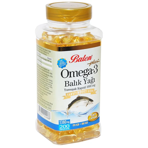 Omega 3 Plus+ Balık Yağı Yumuşak 200 Kapsül - Resim 5