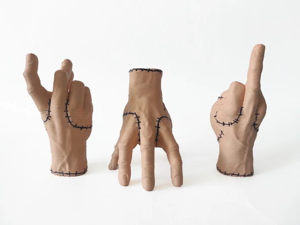 Wednesday Çarşamba Şey Thing 3'lü Biblo Seti ürün görseli