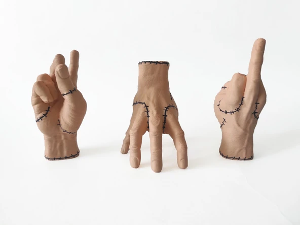 Wednesday Çarşamba Şey Thing 3'lü Biblo Seti - Resim 2