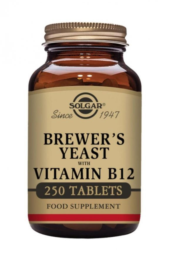 Solgar BrewerS Yeast With Vitamlin B12 250 Tabet