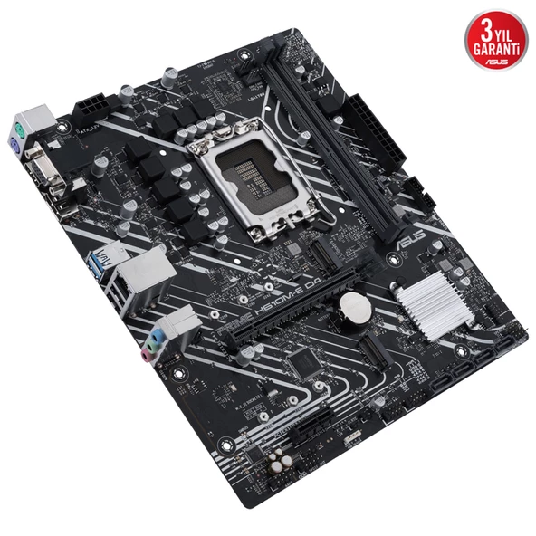 ASUS PRIME H610M-E D4-CSM DDR4 3200MHZ DP HDMI M.2 mATX 1700p - 4