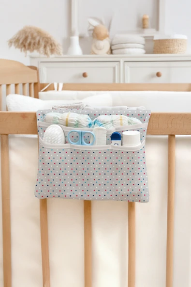 Anne Bebek Bakım Çantası Yenidoğan Alt Açma Değiştirme Düzenleyici Çantası Organizer Space - Resim 4