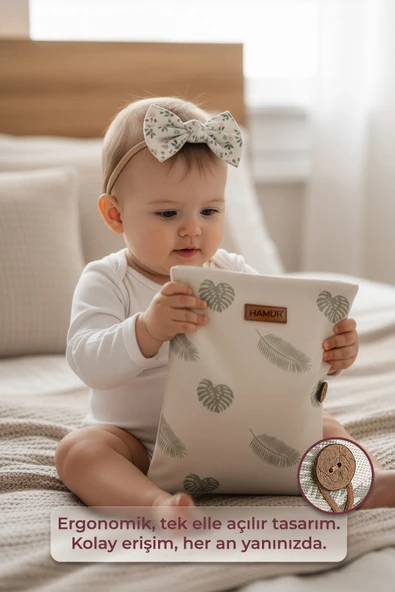 Anne Bebek Bakım Çantası Yenidoğan Alt Açma Değiştirme Düzenleyici Çantası Organizer Melis - 3