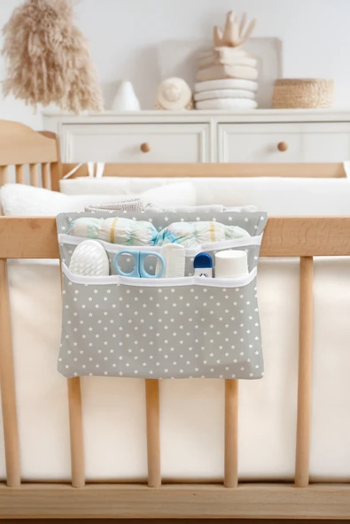 Anne Bebek Bakım Çantası Yenidoğan Alt Açma Değiştirme Düzenleyici Çantası Organizer Anchor - Resim 4