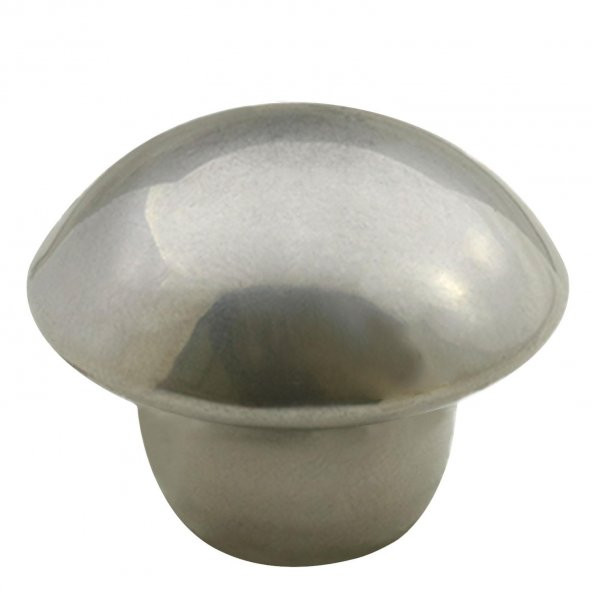 Yuvarlak Düğme Kulp Çekmece Dolap Kapak Kolu Kulpu Kulbu Krom Metal Kulp - 2