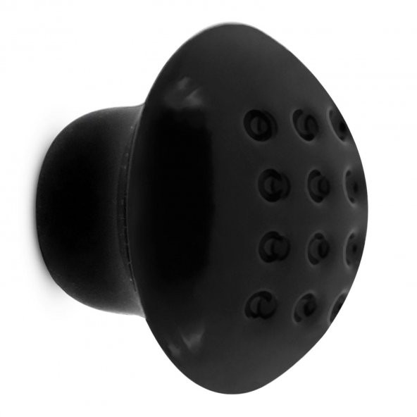 Yuvarlak Düğme Kulp Çekmece Dolap Kapak Kulpu Kulbu Siyah Metal Kulp ürün görseli