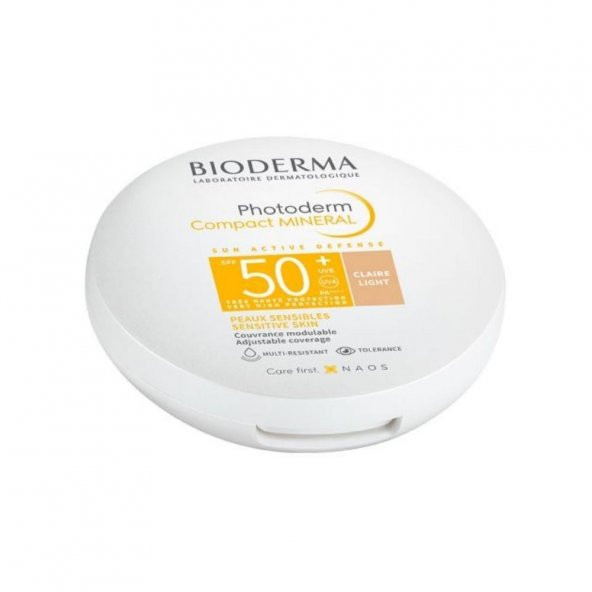 Photoderm Compact Mineral Light SPF50+ Renkli Güneş Koruyucu 10g