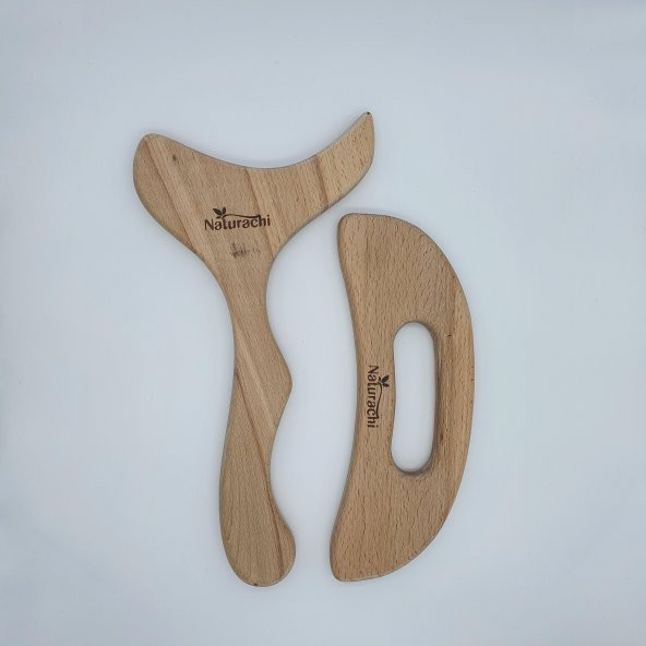 Ahşap Graston Madero Terapi ve Selülit 2li Masaj Aleti Model 1 ürün görseli