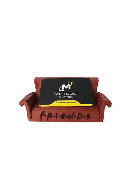 Friends Dizi Central Perk Koltuk Kanepe Dekoratif Biblo Large Boy Kartvizitlik