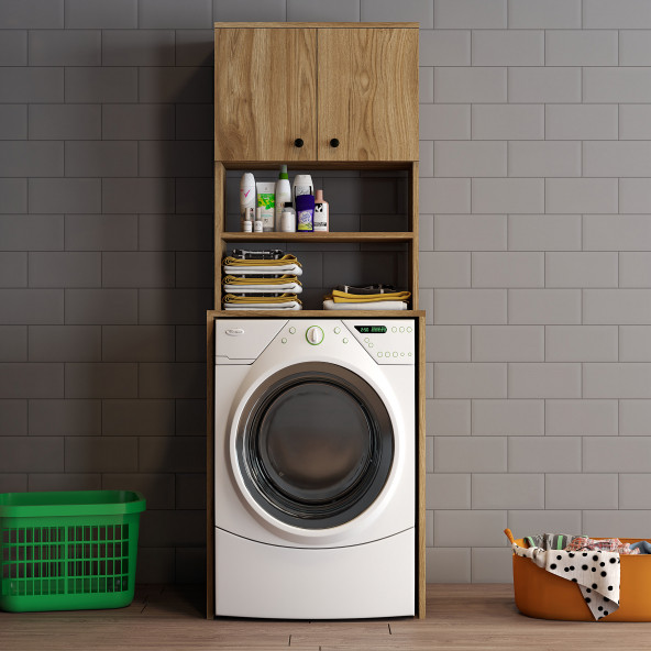 Moxen Mobilya CMD2 ÇAMAŞIR MAKİNESİ DOLABI - 3