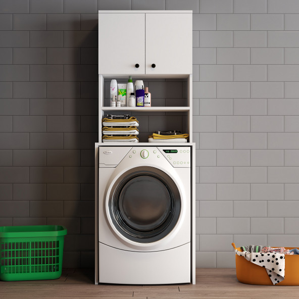 Moxen Mobilya CMD1 ÇAMAŞIR MAKİNESİ DOLABI - 3