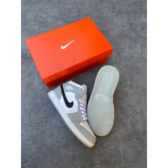 NİKE AİR JORDAN GRİ BEYAZ ERKEK SPOR AYAKKABI - 3