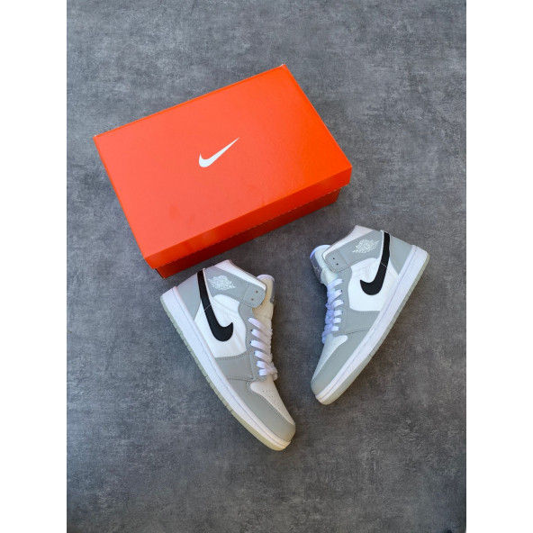 NİKE AİR JORDAN GRİ BEYAZ ERKEK SPOR AYAKKABI - 4