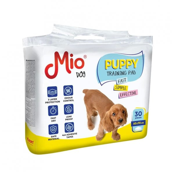 Mio Puppy Köpek Tuvalet Çiş Eğitim Pedi 60 X 90 Cm 30'Lu