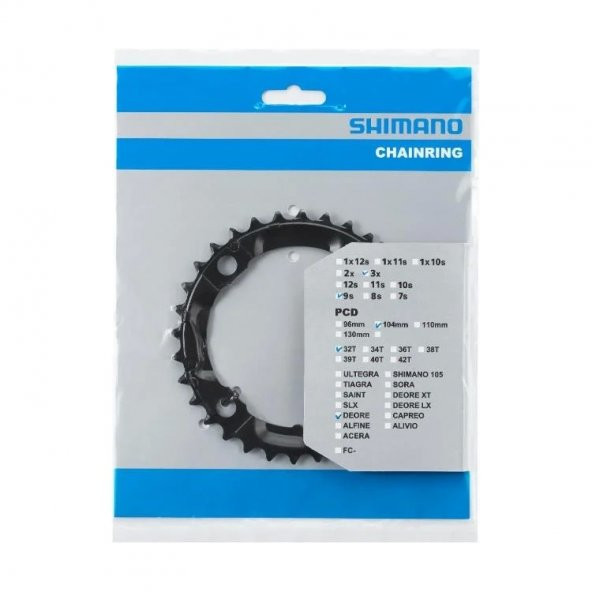 Shimano Deore FC-M590/M391/MT300 32T Aynakol Dişlisi - Y1LD98080