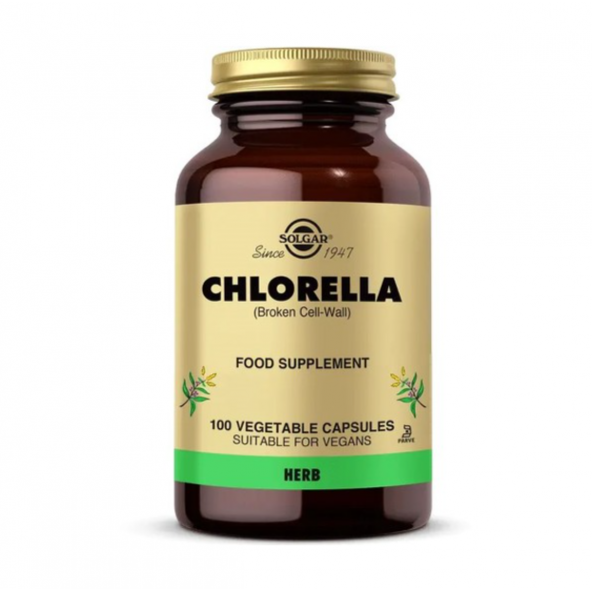 Solgar Chlorella 520 mg 100 Kapsül