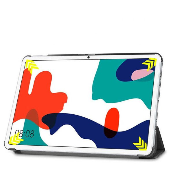 Huawei Mate Pad 10.4 Smart Cover Standlı Uyku Modlu Katlanır Kapaklı Kılıf - 11