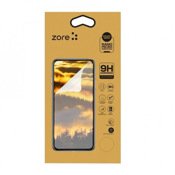 Apple iPhone 11 Pro Max Zore Nano Micro Temperli Ekran Koruyucu Plastik ve Cam Karışımı