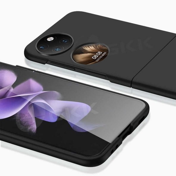Huawei P50 Pocket Kılıf Zore Sert Kıpta Kapak - 9