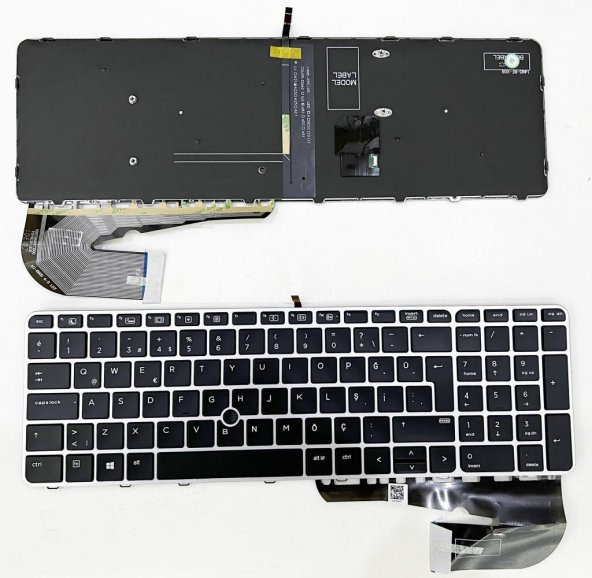 Hp ZBook 15u G3, 15u G4, 755 G3,755 G4,850 G3,850 G4, Klavye ışıklı