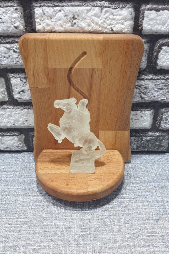 Dekoratif Duvar Rafı Ahşap Mumluk & Biblo Rafı Kz1026 - 2