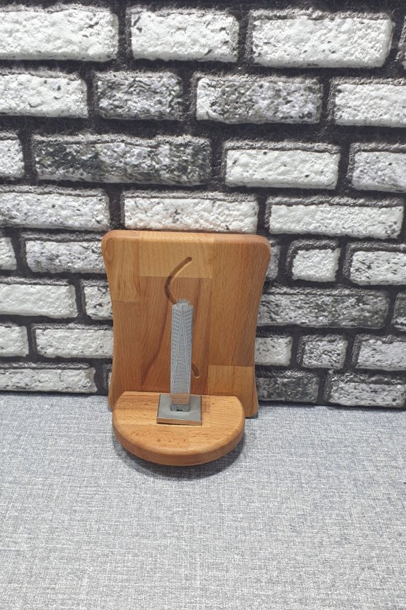 Dekoratif Duvar Rafı Ahşap Mumluk & Biblo Rafı Kz1026 - 3