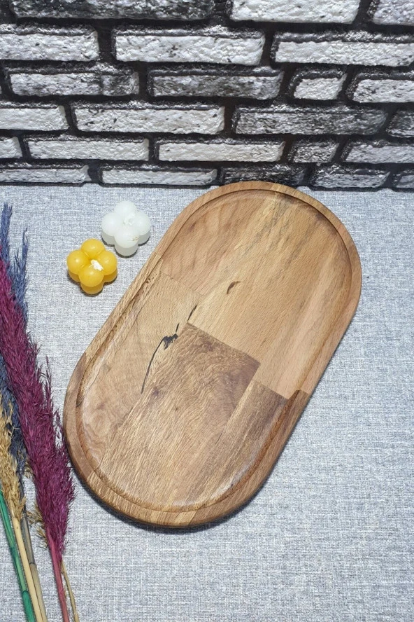 Ahşap Kayın Çerezlik-kahvaltılık Ve Servis- Sunum Tabağı Kz1054 - Resim 2