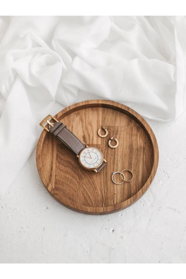 3'lü Oval Sunum Ve Servis Tabakları Mücevher Kutusu Kahve Sunum - 4