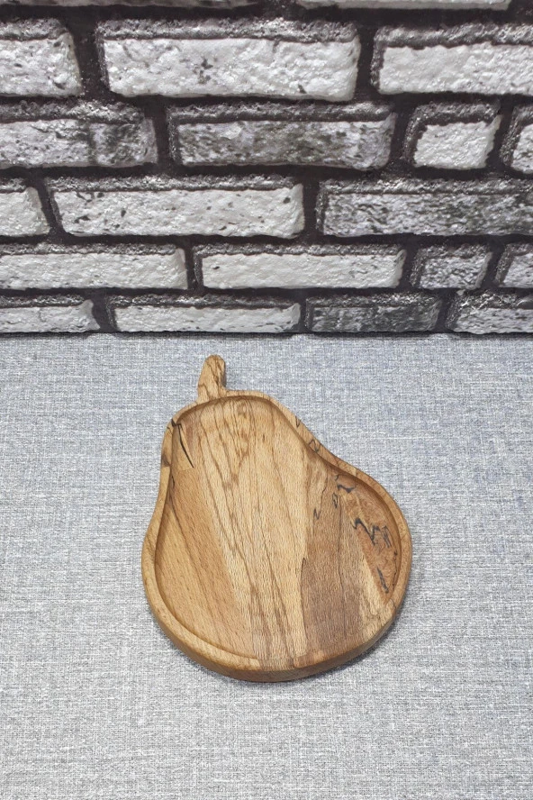 Ahşap Kayın Çerezlik-kahvaltılık Ve Servis- Sunum Tabağı Kz1045 - 2