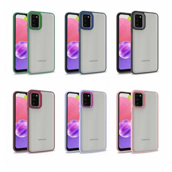 Galaxy A03S Kılıf Zore Flora Kapak - 3