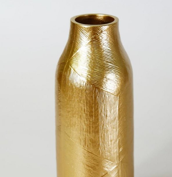 Crearthome Dekoratif Athena Küçük Vazo Altın SAKS 21 cm 151ALT72RS - 2