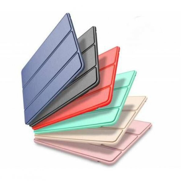 Samsung Galaxy Tab A7 10.4 T500 T505 (2020) Smart Cover Uyku Modlu Standlı Kılıf