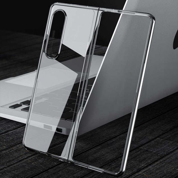 Galaxy Z Fold 3 Kılıf Zore Kıpta Kapak - 3