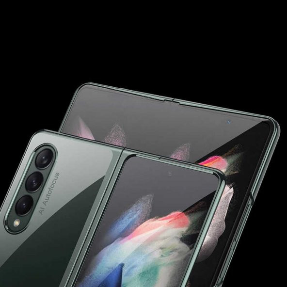 Galaxy Z Fold 3 Kılıf Zore Kıpta Kapak - 6