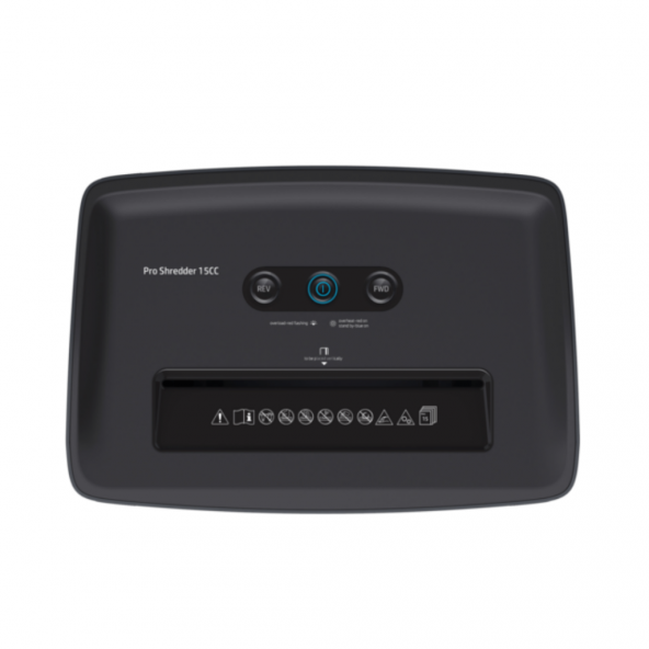 HP Pro Shredder 15CC Evrak İmha Makinesi / Kağıt Kırpma Makinesi - Çapraz/Parçacık kesim-4x35mm-20lt - 8