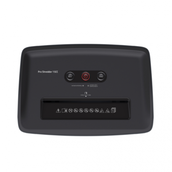 HP Pro Shredder 15CC Evrak İmha Makinesi / Kağıt Kırpma Makinesi - Çapraz/Parçacık kesim-4x35mm-20lt - 6