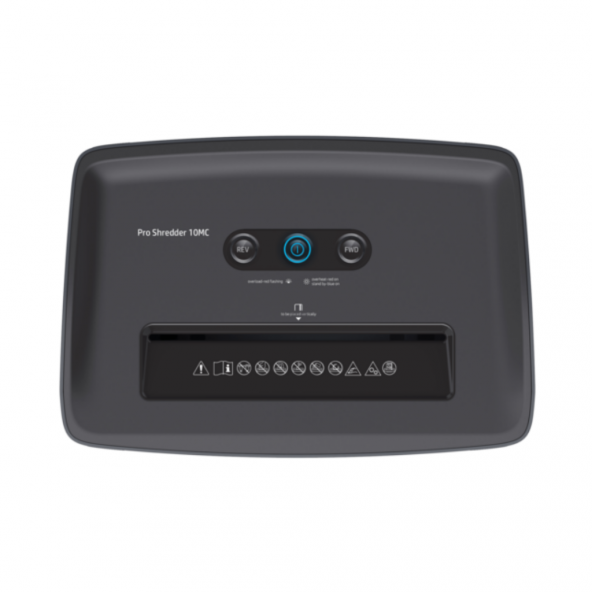 HP Pro Shredder 10MC Evrak İmha Makinesi/Kağıt Kırpma Makinesi - Mikro kesim-2x15mm-20lt - 5