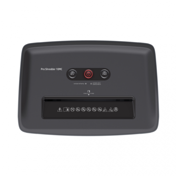 HP Pro Shredder 10MC Evrak İmha Makinesi/Kağıt Kırpma Makinesi - Mikro kesim-2x15mm-20lt - 6