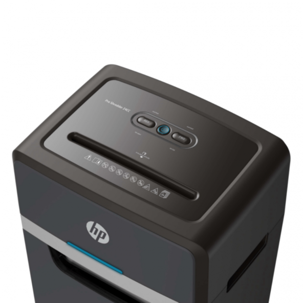 HP Pro Shredder 24CC Evrak İmha Makinesi/Kağıt Kırpma Makinesi - Çapraz/Parçacık kesim-4x35mm-30lt - 5