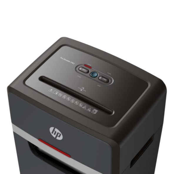HP Pro Shredder 24CC Evrak İmha Makinesi/Kağıt Kırpma Makinesi - Çapraz/Parçacık kesim-4x35mm-30lt - 6