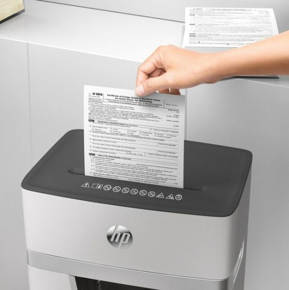 HP OneShred 15CC Evrak İmha Makinesi / Kağıt Kırpma Makinesi - Çapraz /Parçacık kesim-4mm x 35mm-20lt - 7
