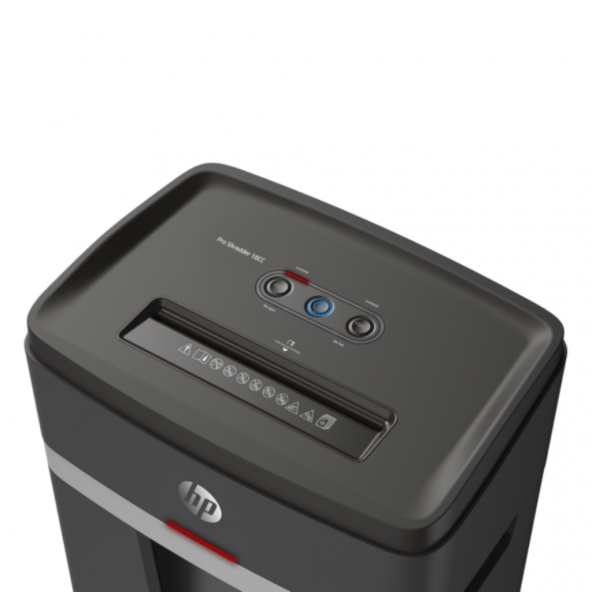 HP Pro Shredder 18CC Evrak İmha Makinesi / Kağıt Kırpma Makinesi - Çapraz/Parçacık kesim-4mm x 35mm-25lt - 5