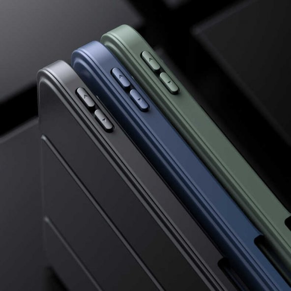 Apple iPad Pro 10.5 (7.Nesil) Kılıf Kalemlikli Deri Tasarım Kapaklı Wlons Tablet Kılıf - 7