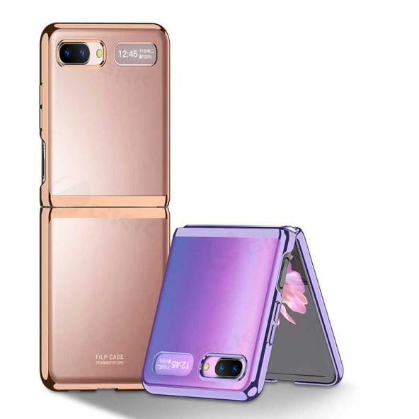 Galaxy Z Flip Kılıf Zore Kıpta Kapak - 10