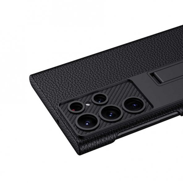 Galaxy S22 Ultra Kılıf Zore Kıpta Standlı Kapak - 5